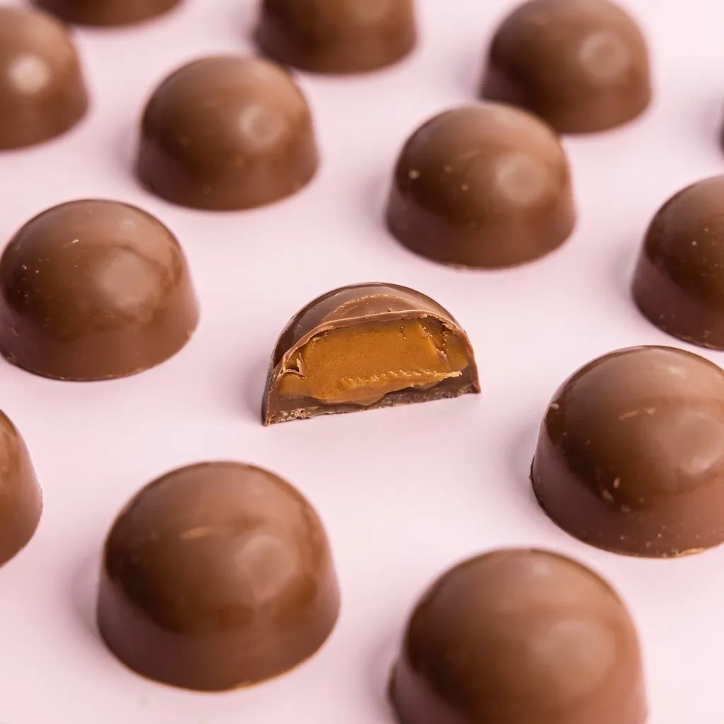 Milk Chocolate Golden Biscuit Dome